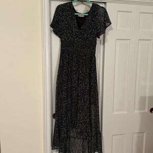 Black High Low Dress